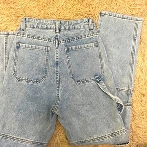 Light-wash Womens Cargo Pants Denim (XS)